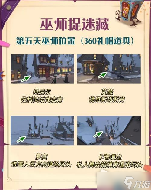 《哈利波特魔法觉醒》整蛊捉迷藏第五天巫师位置