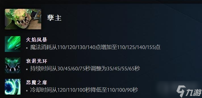 《Dota2》7.33版本孽主改动一览