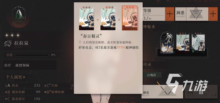 重返未来1999拉拉泉技能怎么样