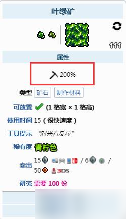 泰拉瑞亚叶绿矿获取攻略