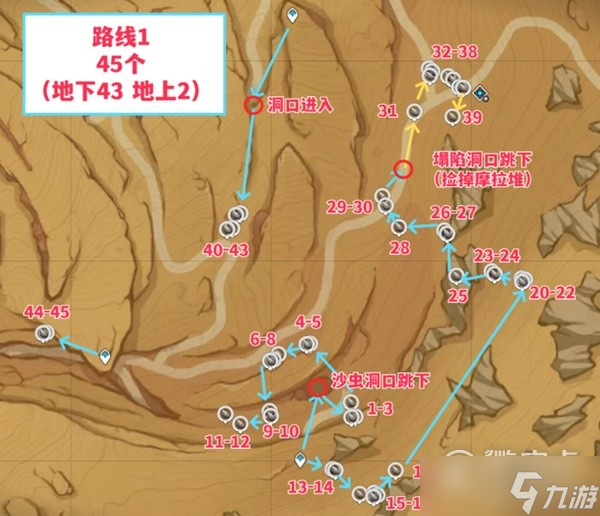 原神3.5版沙脂蛹快速收集方法