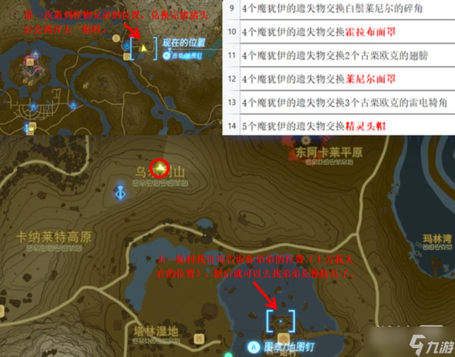 《塞尔达传说：王国之泪》魔犹伊的遗失物作用一览