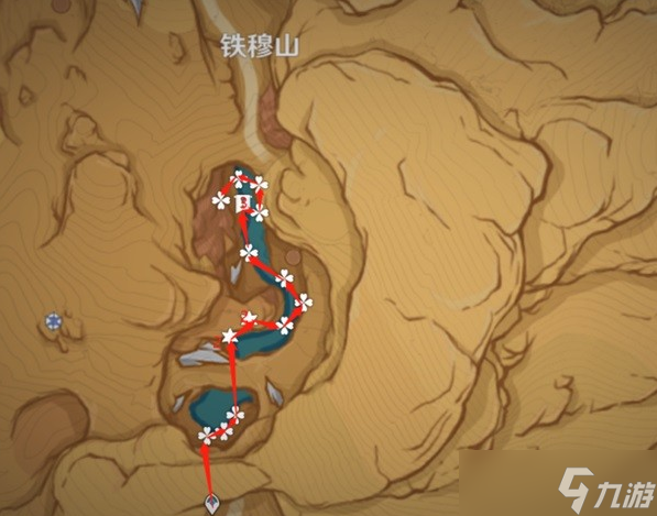 原神悼灵花采集线路