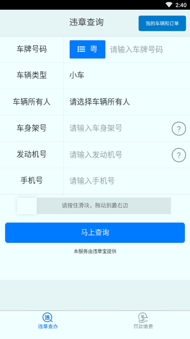 违章查询宝