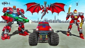 Monster Truck Robot Game