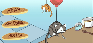 拽着气球的猫图2