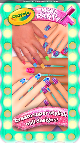 Crayola美甲派对Crayola Nail Party