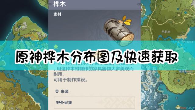 《原神》桦木分布图及快速获取指南详解