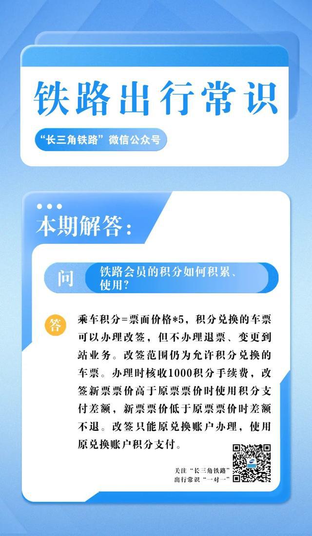 如何积累和使用铁路会员积分？