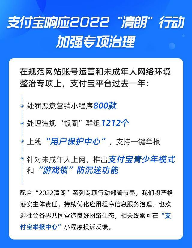 支付宝发布重要公告：将持续加强专项治理，确保用户信息安全