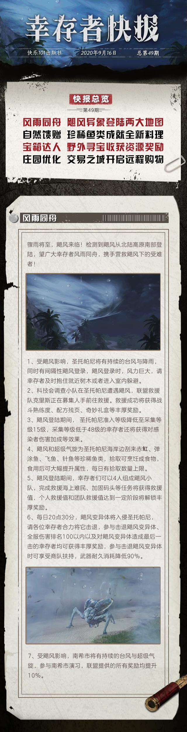 明日之后更新公告：全新异象、合服通知，末世将迎来巨变