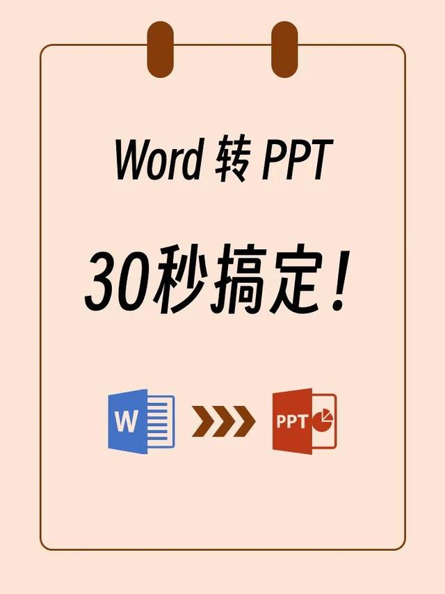 Word转PPT神器，30秒学会！