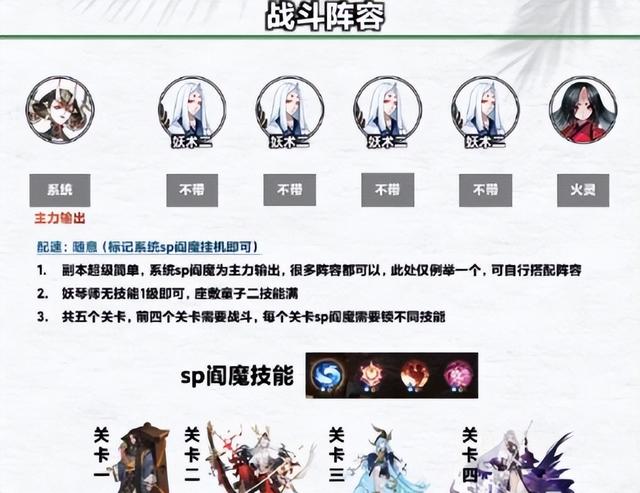 《阴阳师》驱魔守护阵容攻略