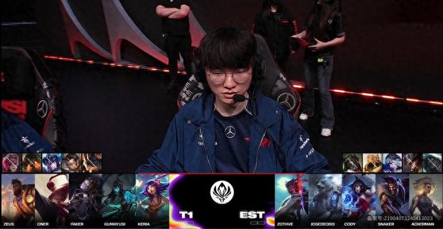 LOL-MSI入围赛：Faker稳定发挥，T1 2-0战胜EST晋级胜者组！