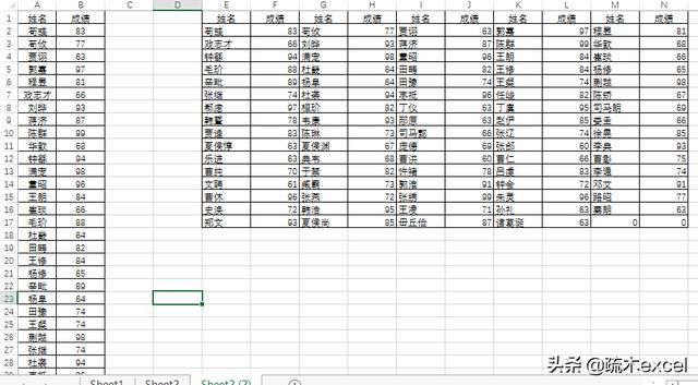 excel中如何将一列或两列数据拆分成多列？步骤详解