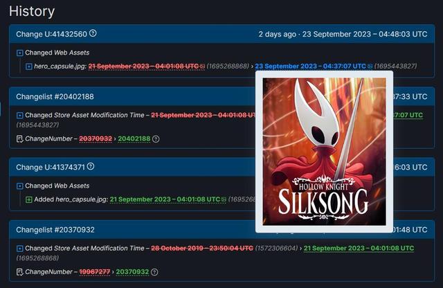 《空洞骑士：丝绸之歌》Steam页面更新，持续关注最新动态