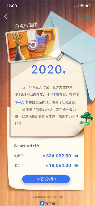 支付宝年度账单来啦！网友：一年一度的疑惑又到了