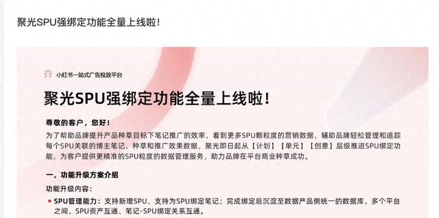 小红书强绑SPU：打好地基，规避风险