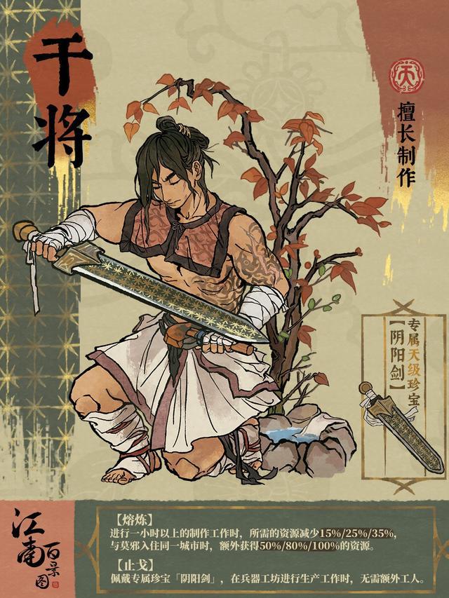 江南百景图新居民干将人物介绍及评价