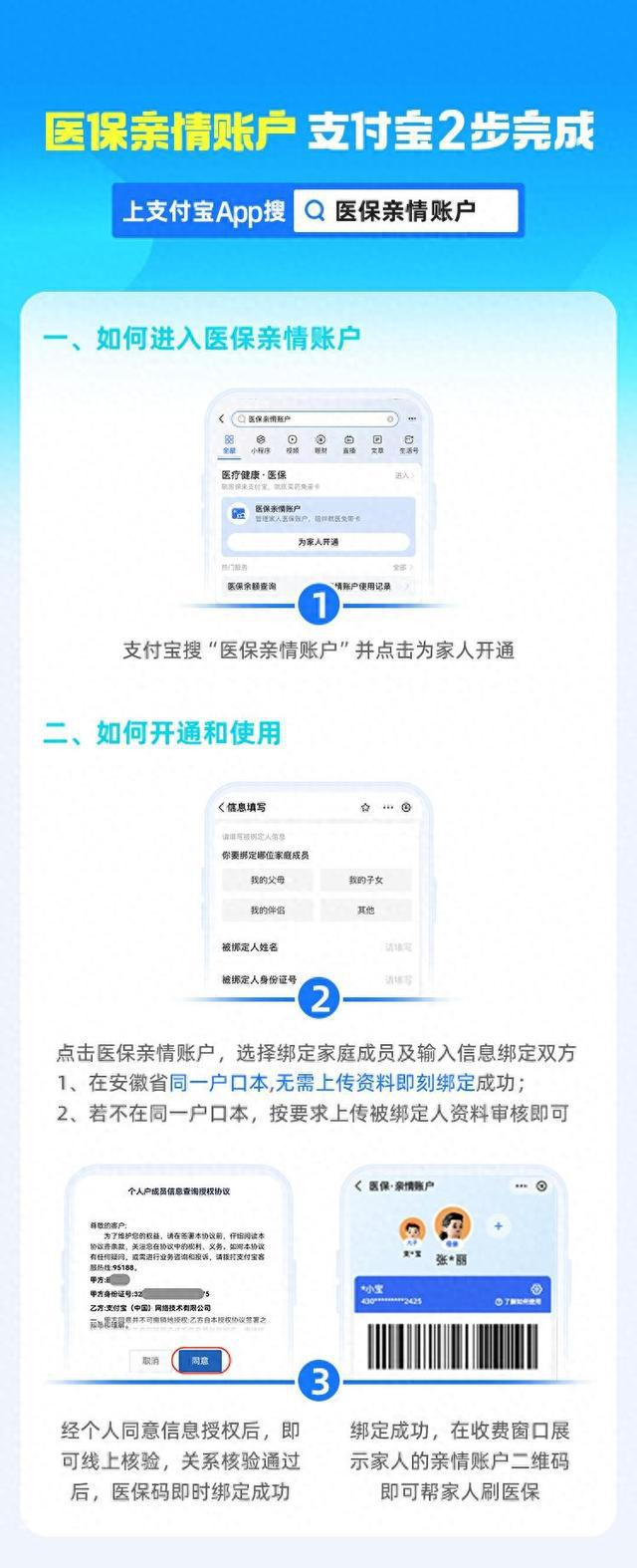 安徽医保亲情账户再升级：支付宝绑定材料免除，便利更上一层楼