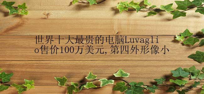 世界十大最贵的电脑Luvaglio售价100万美元,第四外形像小