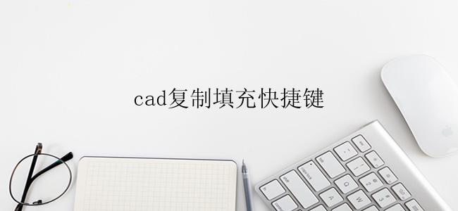 cad复制填充快捷键