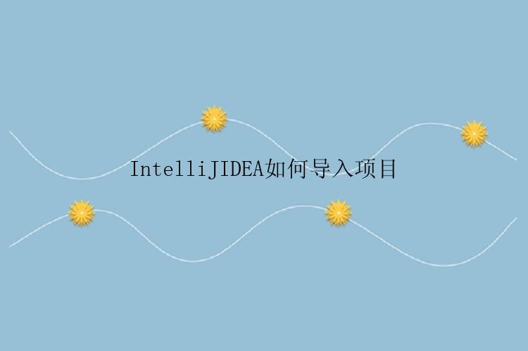 IntelliJIDEA如何导入项目