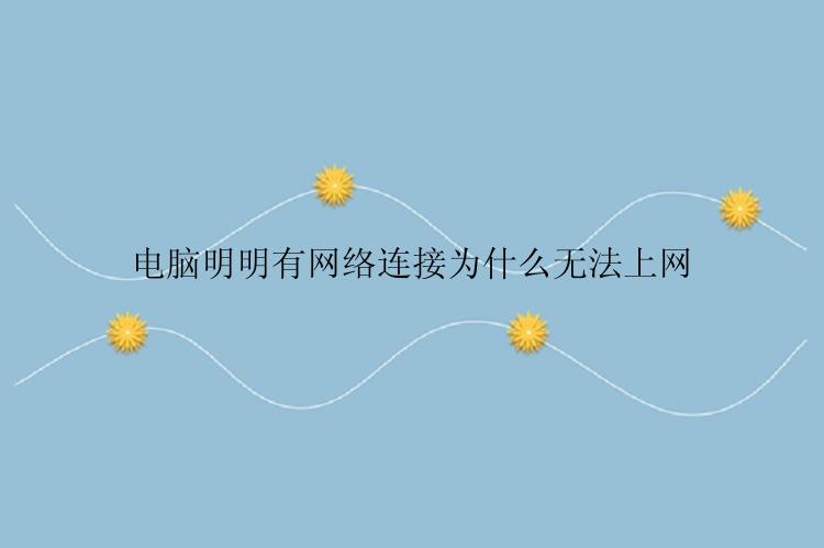 电脑明明有网络连接为什么无法上网