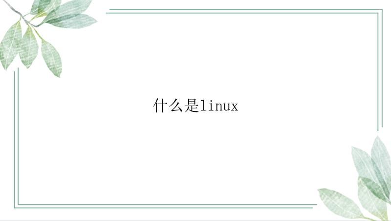 什么是linux