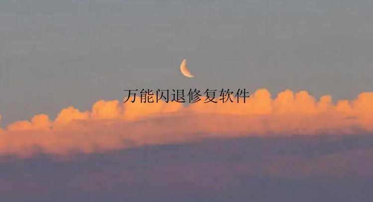 万能闪退修复软件