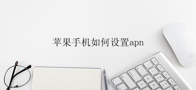 苹果手机怎么设置apn？