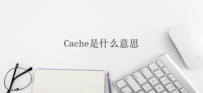 Cache是什么意思