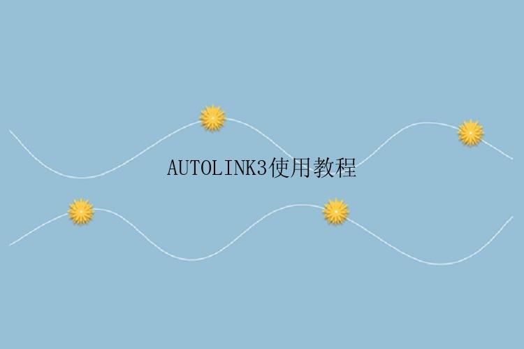 AUTOLINK3使用教程