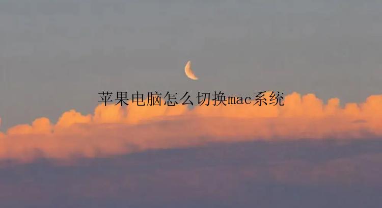 苹果电脑怎么切换mac系统