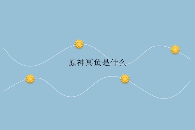 原神冥鱼是什么