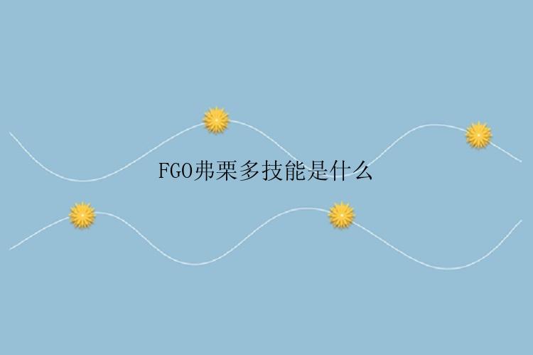 FGO弗栗多技能是什么