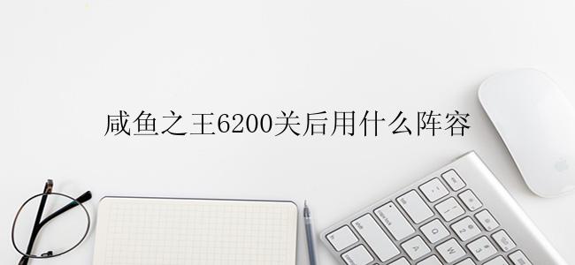 咸鱼之王6200关后用什么阵容