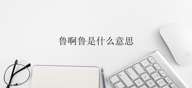 鲁啊鲁是什么意思