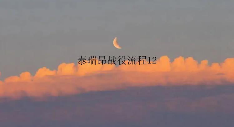 泰瑞昂战役流程12